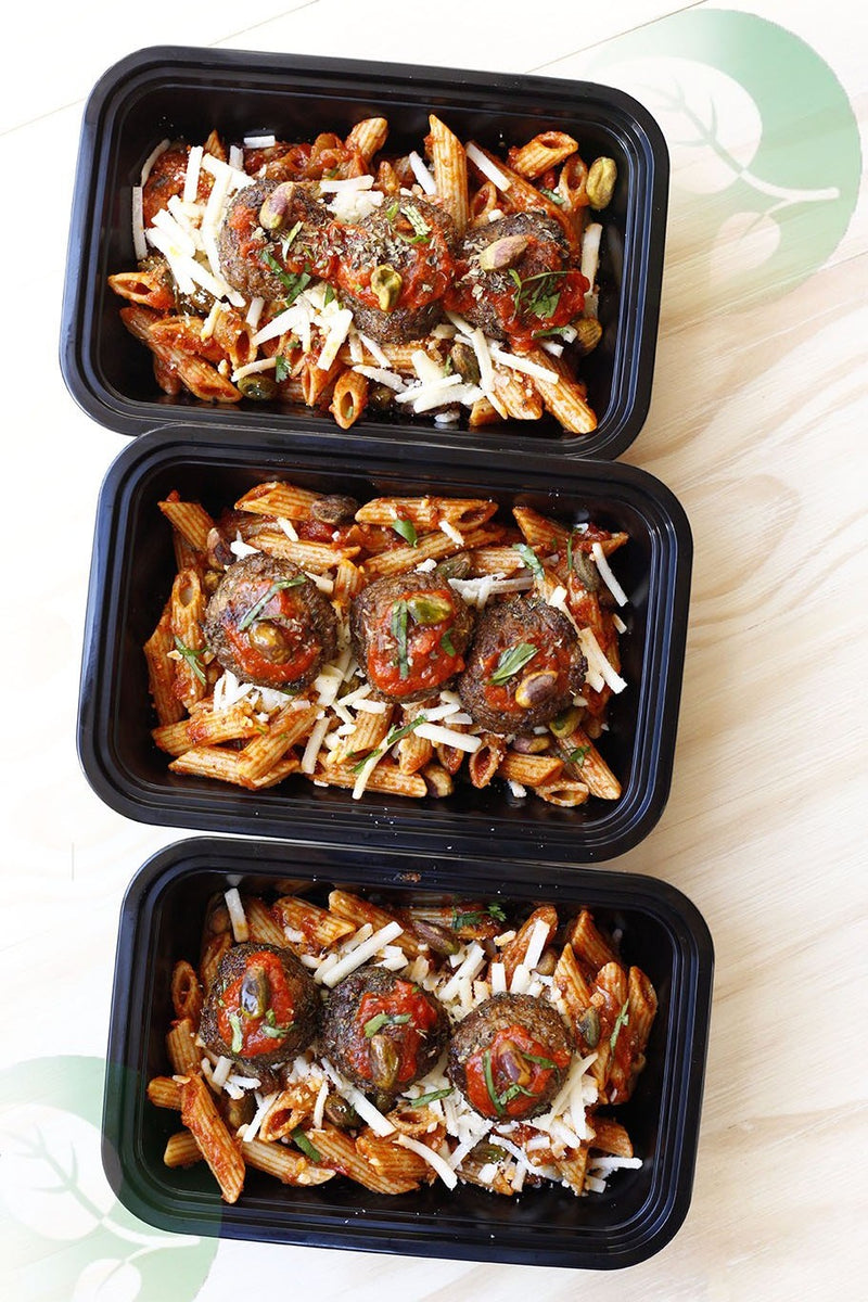 Plant Based Pomodoro Protein Meatballs